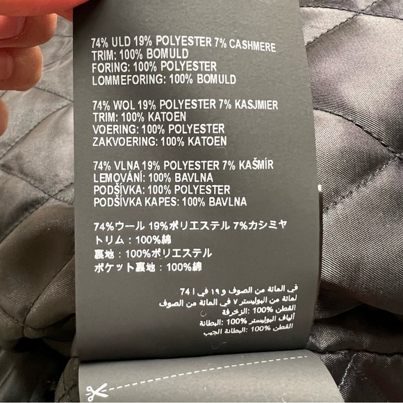 Cropped fleece recycled sweatshirt jacket black size small - Picture 12 of 16